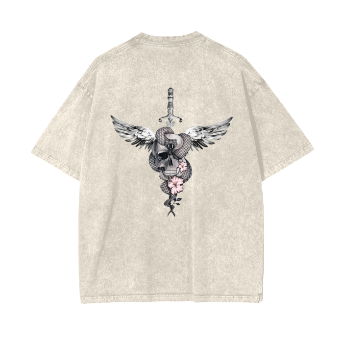 MINI MURDERIN Acid Wash Oversize T-Shirt (NEW COLORS)