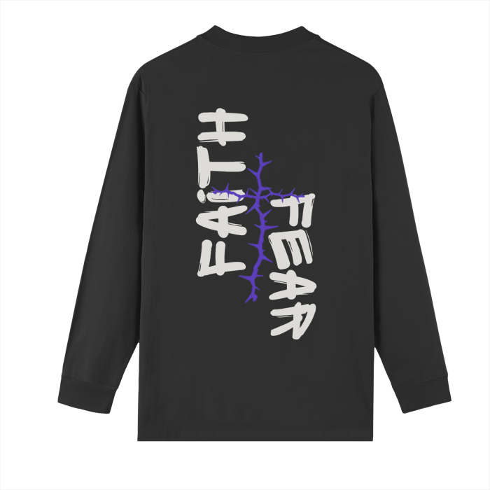 FAITH OVER FEAR - Unisex Heavyweight Long Sleeve T-Shirt