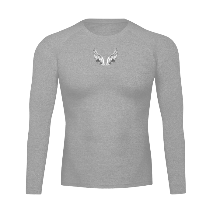 SIMPLE WINGS - Men's Long Sleeve Compression Shirt