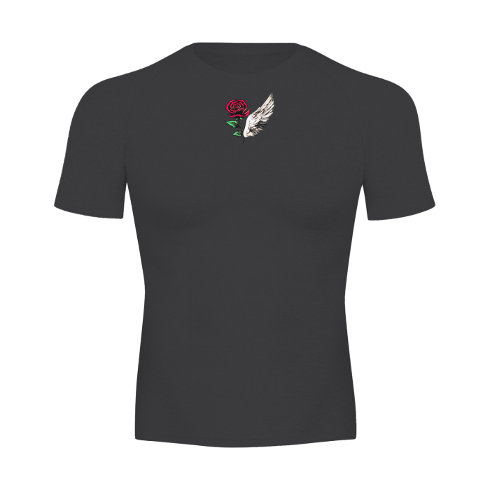 ROSE & WINGS - Men's Compression Shirt