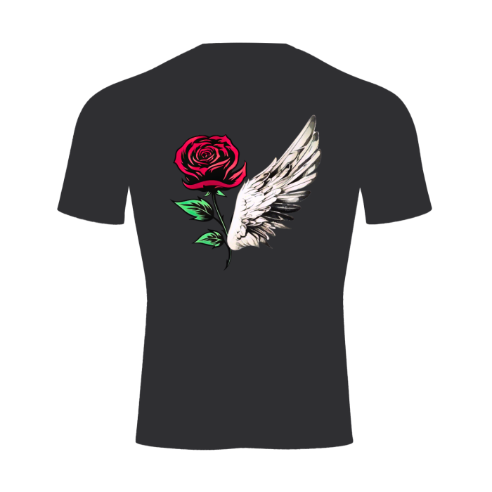 ROSE & WINGS - Men's Compression Shirt