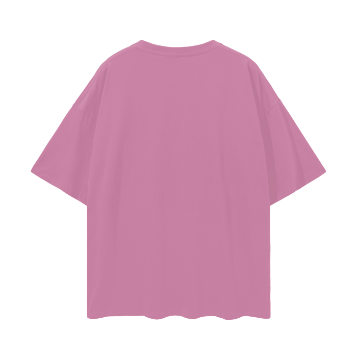 ROSE & WINGS - Oversize Deep Drop Shoulder Tee