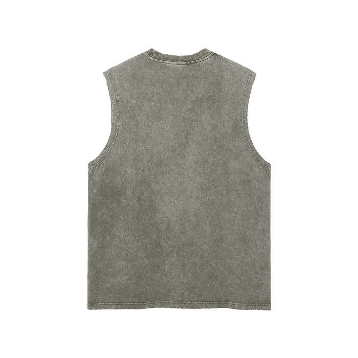 ROSE & WINGS - Frayed Hem Tank Top