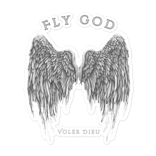 Fly God Sticker